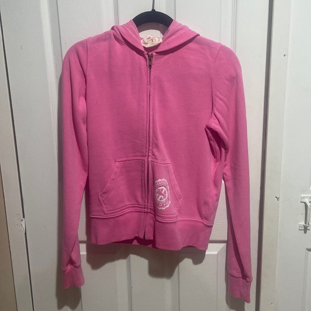 Pink university of PINK zip up hoodie